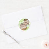 Woodland Acorns Adreslabel Stickers (Envelop)