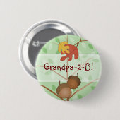 Woodland Acorns Button (Voorkant /achterkant)