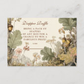 Woodland Acorns Diapper Raffle Informatiekaartje (Voorkant)