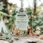 Woodland Adventure Awaits Baby Shower  Kaart