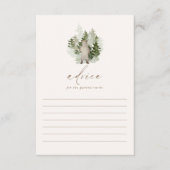 Woodland Adventure Gender Neutral Baby shower Advieskaart (Voorkant)