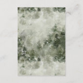 Woodland Adventure Gender Neutral Baby shower Advieskaart (Achterkant)