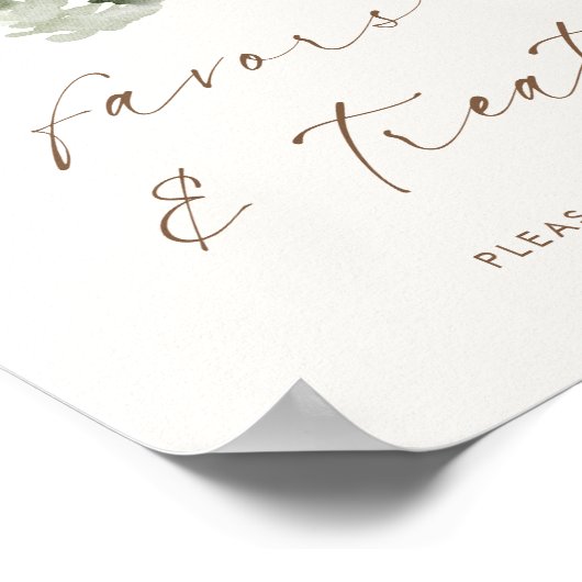 Woodland Adventure Gender Neutral Favors + Trees Poster (Hoek)
