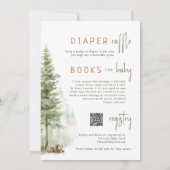 Woodland Adventure wacht op u | Alles in één Baby  Kaart (Achterkant)