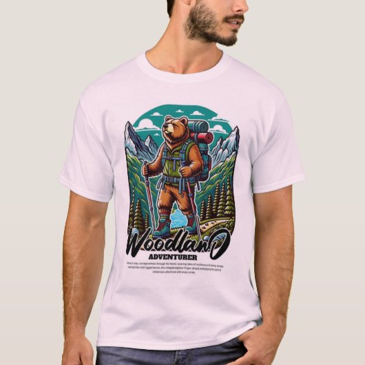 Woodland Adventurer: de geest van het wild T-shirt (Voorkant)