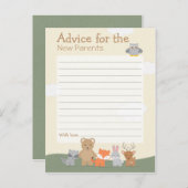 Woodland "Advice" Advieskaart (Voorkant / Achterkant)