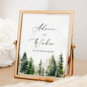 Woodland advies en wensen voor Passen getrouwd Pos Poster