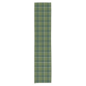 Woodland and Evergreen Plaid Korte Tafelloper (Voorkant)