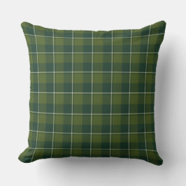 Woodland and Evergreen Plaid Kussen