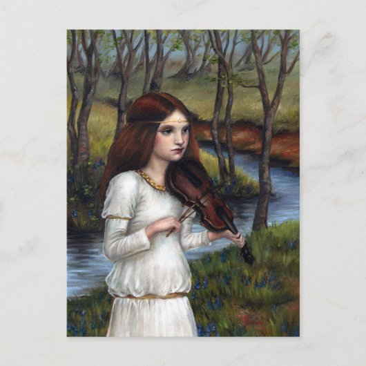 Woodland Angel Briefkaart (Voorkant)