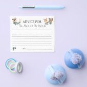 Woodland Animal Advice voor de douche van mama- en Flyer (Enkel)