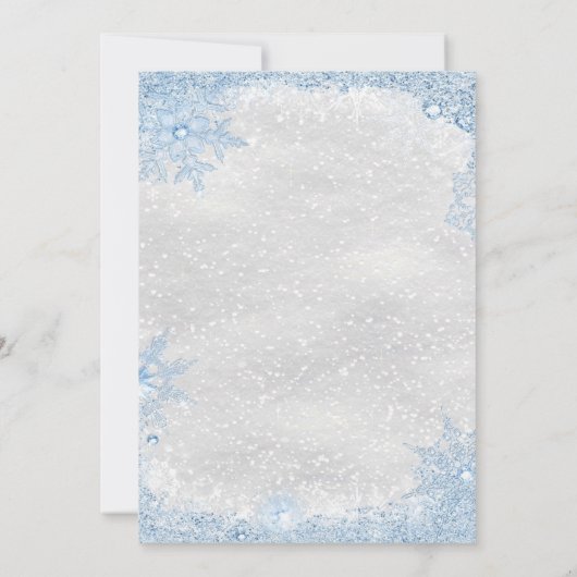 Woodland Animal Baby is koud buiten Baby shower Kaart (Achterkant)