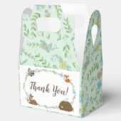 Woodland Animal Baby shower Bedankdoosjes (Geopend)