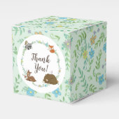 Woodland Animal Baby shower Bedankdoosjes (Voorkant Zijde)