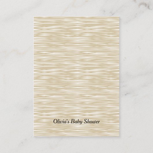 Woodland Animal Baby shower Boek Aanvraag Kaart (Achterkant)