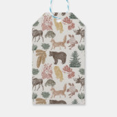 Woodland Animal Baby shower Cadeaulabel (Achterkant)