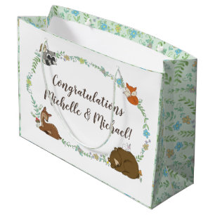 Woodland Animal Baby shower Groot Cadeauzakje