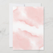 Woodland Animal Baby shower Invitation Greenery Kaart (Achterkant)