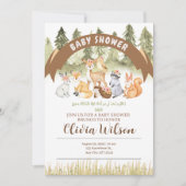 Woodland Animal Baby shower islamitisch arabisch Kaart (Voorkant)