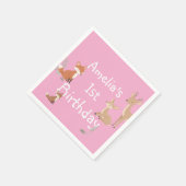  Woodland Animal Birthday Party  Servet (Hoek)