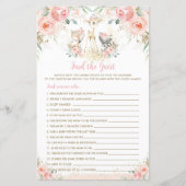 Woodland Animal Blush Floral vind het gastspel (Voorkant)