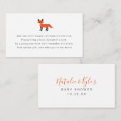 Woodland Animal Book Request Kaart (Voorkant / Achterkant)