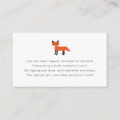 Woodland Animal Book Request Kaart (Voorkant)