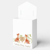 Woodland Animal Creatures, Fox n Vines Newborn Bedankdoosjes (Geopend)