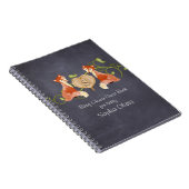 Woodland Animal Creatures, Fox n Vines Newborn Notitieboek (Rechterzijde)