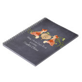 Woodland Animal Creatures, Fox n Vines Newborn Notitieboek (Linkerzijde)
