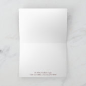 Woodland Animal Creatures, Fox n Vines Weddings Bedankkaart (Binnen)