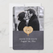 Woodland Animal Creatures, Fox n Vines Weddings Save The Date (Achterkant)