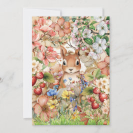 Woodland Animal Dank je wel Bedankkaart