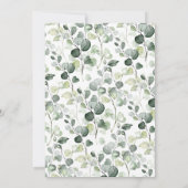 Woodland Animal Drive door Baby shower Kaart (Achterkant)