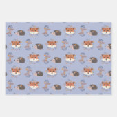 Woodland Animal Enchanted Garden Inpakpapier Vel (Voorkant 3)