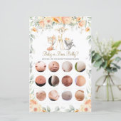 Woodland Animal Floral Baby of Beer Belly Game (Staand voorkant)