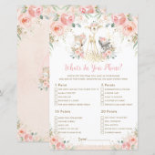 Woodland Animal Floral wat zit er in je telefoonsp (Voorkant / Achterkant)