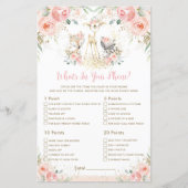 Woodland Animal Floral wat zit er in je telefoonsp (Voorkant)