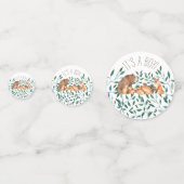 Woodland Animal Friends Het is een jongen Confetti (Voorkanten)