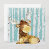 Woodland Animal Friends in Winter Forest- Deer (Voorkant / Achterkant)