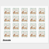 Woodland Animal Friends Return Address Label (Vel)