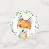 Woodland Animal Greenery Forest Baby shower Confetti (Kleine voorkant)