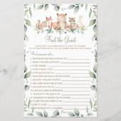 Woodland Animal Greenery vindt het gastspel (Voorkant)