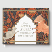 Woodland Animal Herfst Baby shower Gastenboek (Voorkant)