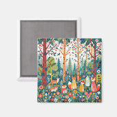 woodland animal magnet (Voorkant / Achterkant)