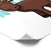 Woodland Animal Moose Poster (Hoek)