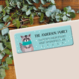 Woodland Animal Return Address Labels