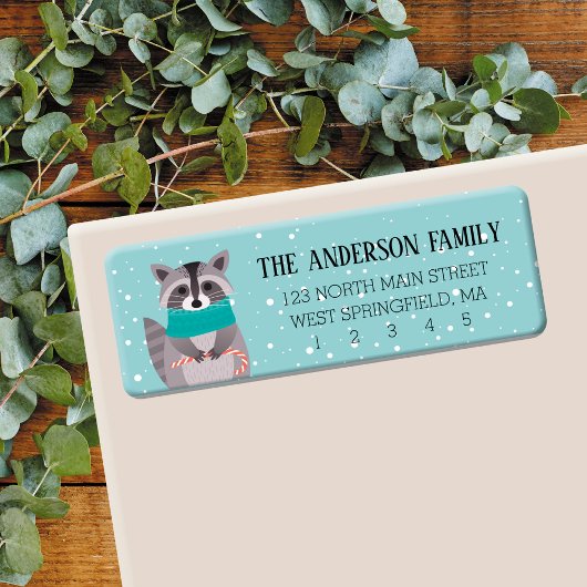 Woodland Animal Return Address Labels