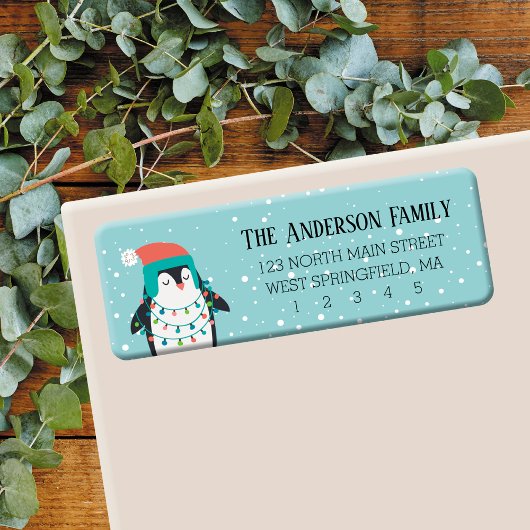 Woodland Animal Return Address Labels