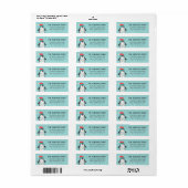 Woodland Animal Return Address Labels (Full Sheet)